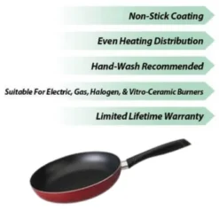 BergHOFF Geminis Cast Aluminum Non-stick Fry Pan, Red -Garden Furniture Discounts GUEST 299924bb 60c4 47ec baad fefd7790db75