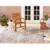 Sofia Fleur 7'9" X 10'2" Outdoor Patio Rug Gray - Nicole Miller -Garden Furniture Discounts GUEST 2a89ffa1 19e0 4b5d b0ca aa1ecb6a7289