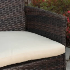 Jennys 6pc Acacia/Wicker Patio Dining Set - Brown - Christopher Knight Home -Garden Furniture Discounts GUEST 2b4c1bb1 d7f0 41f4 a388 18a7f0f94059