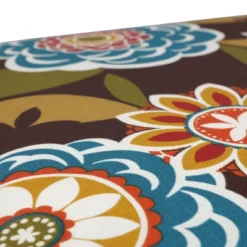 Outdoor Bench Cushion - Brown/Turquoise Floral - Pillow Perfect 8 Outdoor Bench Cushion - Brown/Turquoise Floral - Pillow Perfect -Garden Furniture Discounts GUEST 2b7d154d 08d3 452a b0e5 c492b0cee15b