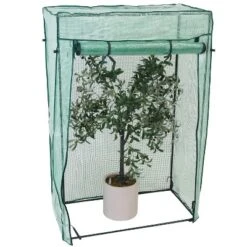 Sunnydaze Decor Sunnydaze Outdoor Deluxe Portable Large Potted Plant And Starter Tomato Plant Greenhouse With Roll-Up Door - Green -Garden Furniture Discounts GUEST 2c4df528 ad3b 46ad a9ab 5a315e6baa8e