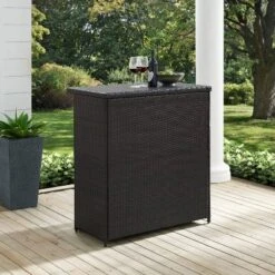 Crosley Palm Harbor Outdoor Wicker Bar -Garden Furniture Discounts GUEST 2ece1867 e399 4d70 a0d1 413aa8a47fb4