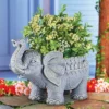 Collections Etc Hand-painted Indoor/Outdoor Resin Elephant Planter 11 X 6 X 8.25 -Garden Furniture Discounts GUEST 2ee63b50 fdd5 49e1 8176 f411673c5b77