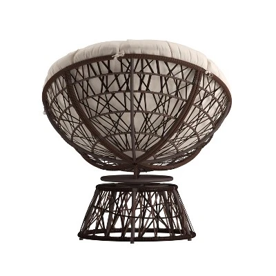 Flash Furniture Bowie Comfort Series Swivel Patio Chair With Cushion 10 Flash Furniture Bowie Comfort Series Swivel Patio Chair With Cushion - Image 8