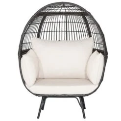 Costway Patio Oversized Rattan Wicker Egg Chair Lounge Basket 4 Cushion Indoor & Outdoor 18 Costway Patio Oversized Rattan Wicker Egg Chair Lounge Basket 4 Cushion Indoor & Outdoor -Garden Furniture Discounts GUEST 3195b47a d315 47a0 8113 4cae29abb40b