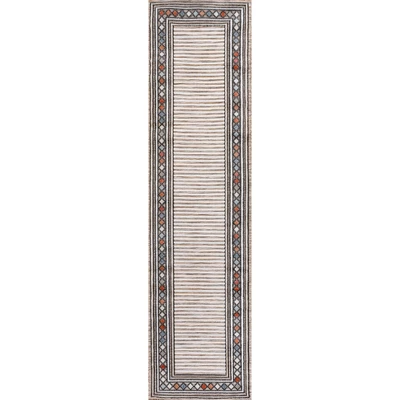 JONATHAN Y Sebastian High-Low Modern Diamond Border Classic Indoor/Outdoor Area Rug 3 JONATHAN Y Sebastian High-Low Modern Diamond Border Classic Indoor/Outdoor Area Rug