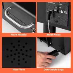 Costway Electric Wood Pellet Grill And Smoker Tabletop W/ Temperature Probe -Garden Furniture Discounts GUEST 330a5722 54d2 4eec 9d0a ea7eefcaace1