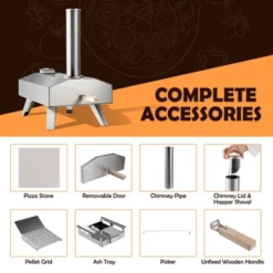 Costway Wood Pellet Pizza Oven Pizza Maker Portable Outdoor Pizza Stone W/ Foldable Leg 14 Costway Wood Pellet Pizza Oven Pizza Maker Portable Outdoor Pizza Stone W/ Foldable Leg -Garden Furniture Discounts GUEST 337a1bf4 0e37 44d2 8de2 814c593af6bc