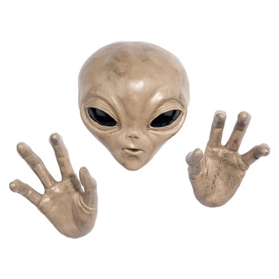Design Toscano Roswell The Alien Plaque 3 Design Toscano Roswell The Alien Plaque