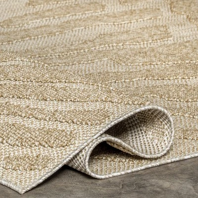 NuLOOM Kisha Transitional Abstract Indoor/Outdoor Patio Area Rug 5 NuLOOM Kisha Transitional Abstract Indoor/Outdoor Patio Area Rug - Image 3