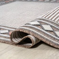 JONATHAN Y Sebastian High-Low Modern Diamond Border Classic Indoor/Outdoor Area Rug 15 JONATHAN Y Sebastian High-Low Modern Diamond Border Classic Indoor/Outdoor Area Rug -Garden Furniture Discounts GUEST 35ed871a 31bc 4a24 be53 e7779dedf869