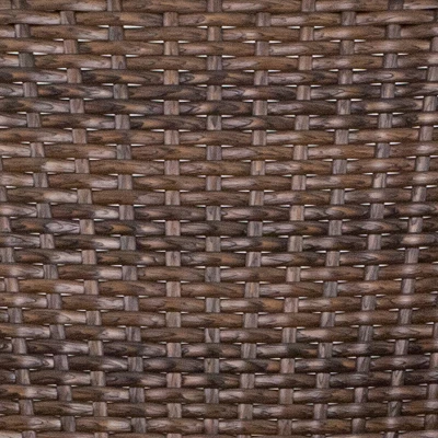 Merrick Lane Wicker Rattan Patio Chair With Curved Back And Aluminum Bamboo Frame 4 Merrick Lane Wicker Rattan Patio Chair With Curved Back And Aluminum Bamboo Frame - Image 2