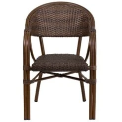 Merrick Lane Wicker Rattan Patio Chair With Curved Back And Aluminum Bamboo Frame 23 Merrick Lane Wicker Rattan Patio Chair With Curved Back And Aluminum Bamboo Frame -Garden Furniture Discounts GUEST 3744b8cb 232e 433b b02c f1c7ad0ecc31