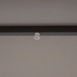 10' X 6.5' Solar LED Patio Umbrella With Tilt And Crank Lift Gray - Wellfor -Garden Furniture Discounts GUEST 394725ab 2c78 4c96 881e b0d4578b6d6c