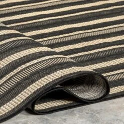 Lauren Liess X RugsUSA - Gazania Striped Indoor/Outdoor Area Rug -Garden Furniture Discounts GUEST 3a3c5667 0474 4383 901f b614d8bcac91