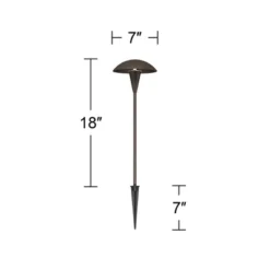 John Timberland Large Mushroom 18" High Bronze Low Voltage LED Path Light 13 John Timberland Large Mushroom 18" High Bronze Low Voltage LED Path Light -Garden Furniture Discounts GUEST 3b1ed386 227f 4f12 8ff8 e202a0b481ce