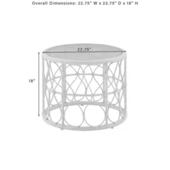Juniper 4pc Outdoor Wicker Conversation Set - Cream/Natural -Crosley -Garden Furniture Discounts GUEST 3ba1b53e 6c78 4e9f bc13 b6f36e1d4223