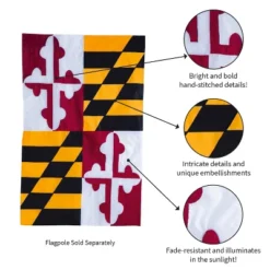 Evergreen Flag Maryland State Flag House Applique Flag -Garden Furniture Discounts GUEST 3bb4ca7f cf81 4efa a853 5b34b18fcb60