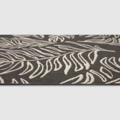 9' X 12' Leaves Outdoor Rug Black - Project 62™ -Garden Furniture Discounts GUEST 4077f567 998f 4774 99da 2e86afea604e