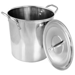Gibson Everyday Whittington 8 Quart Stainless Steel Stock Pot With Lid