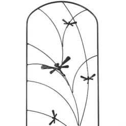 Sunnydaze Decorative Steel Metal Dragonfly Delight Design Garden Trellis - 55.75" H - Black - 2-Pack -Garden Furniture Discounts GUEST 413f8eb1 3f2c 4c5e 85fa a9e1470ad48d