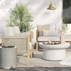 Pasadena Patio Loveseat - Gray - Threshold⢠Designed With Studio McGee