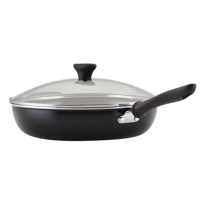Farberware Reliance Pro 12" Nonstick Ceramic Covered Skillet With Helper Handle Black/Gray 9 Farberware Reliance Pro 12" Nonstick Ceramic Covered Skillet With Helper Handle Black/Gray - Image 7