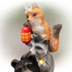 15" Polyresin Solar Nature Pals Statue With Butterflies And LED Lights - Alpine Corporation -Garden Furniture Discounts GUEST 4248d39f 0d8e 4e2a b611 9069a1a7c512