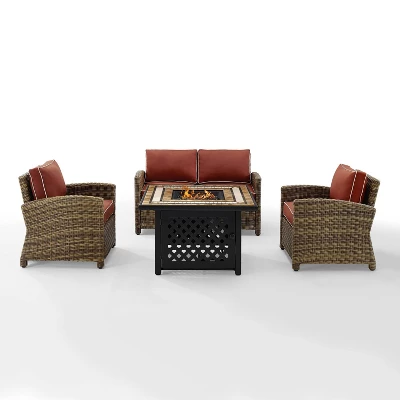4pc Bradenton Outdoor Steel Fire Pit Set - Crosley 14 4pc Bradenton Outdoor Steel Fire Pit Set - Crosley - Image 12