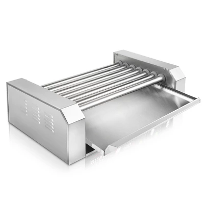 Olde Midway Electric Hot Dog Roller Grill Cooker, Commercial Grade Machine 5 Olde Midway Electric Hot Dog Roller Grill Cooker, Commercial Grade Machine - Image 3