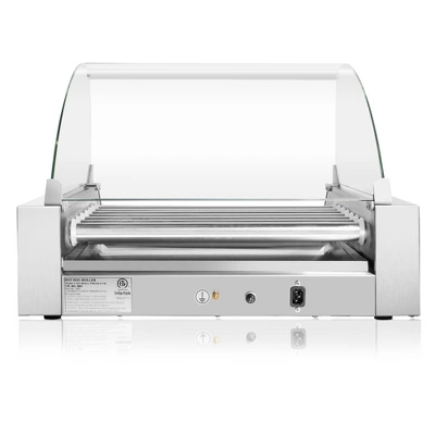 Olde Midway Electric Hot Dog Roller Grill Cooker With Glass Cover, Commercial Grade Machine 7 Olde Midway Electric Hot Dog Roller Grill Cooker With Glass Cover, Commercial Grade Machine - Image 5