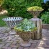 Park Hill Collection Woven Metal Footed Bowl