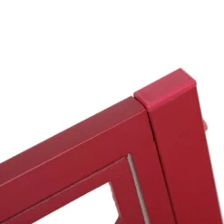 Metal Patio Bench With Steel Frame - Red - Captiva Designs -Garden Furniture Discounts GUEST 4567925d 0900 4dea 8e78 95f1e562390a