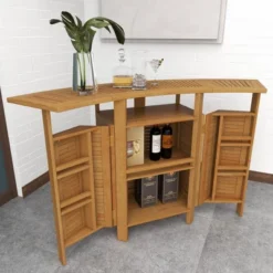 Patio Bar Table Teak - Olivia & May -Garden Furniture Discounts GUEST 4690d246 4d16 4282 a07f 13768f4be0a1