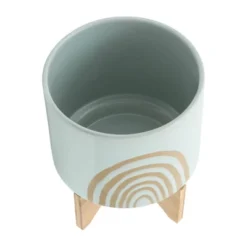 Sagebrook Home 10"x10" Arch Ceramic Planter Pot With Stand Mint 11 Sagebrook Home 10"x10" Arch Ceramic Planter Pot With Stand Mint -Garden Furniture Discounts GUEST 46f5982f b92b 49cf 9d31 311ce9e78ee6