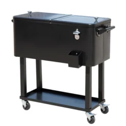 Outsunny 80 QT Rolling Cooling Bins Ice Chest On Wheels Outdoor Stand Up Drink Cooler Cart For Party 16 Outsunny 80 QT Rolling Cooling Bins Ice Chest On Wheels Outdoor Stand Up Drink Cooler Cart For Party -Garden Furniture Discounts GUEST 47ba7d2a 9d4f 4087 ba5b ba5fdf974372