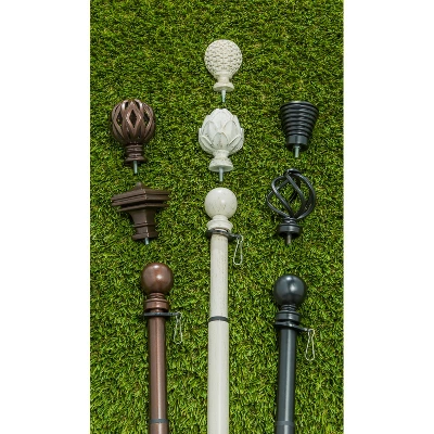 Evergreen Diamond Cut Ball Interchangeable Finial, Bronze- 4x2.25x2.25 In Durable Hardware For Flags 6 Evergreen Diamond Cut Ball Interchangeable Finial, Bronze- 4x2.25x2.25 In Durable Hardware For Flags - Image 4