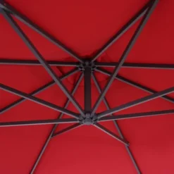 8.2' X 8.2' Square Patio Offset Deck Umbrellas With Cross Base - Wellfor -Garden Furniture Discounts GUEST 4948c2d2 90a6 4724 9f1e 951ca0b9c1a6