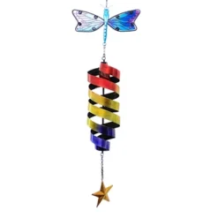 Home & Garden Garden Friends Wind Twirle - One Twirler 31.0 Inches - Rainbow Colors Yard Decor - - Metal - Multicolored -Garden Furniture Discounts GUEST 49735eef 8cfd 41ef 9c86 30b07d2ebc26