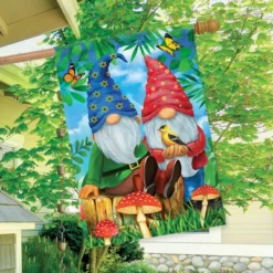 Gnome Sweet Gnome Spring House Flag Garden Humor 28" X 40" Briarwood Lane -Garden Furniture Discounts GUEST 4aba94f4 15d1 4d34 bd7e 93b72b74c09c