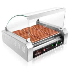 Olde Midway Electric Hot Dog Roller Grill Machine With Glass Cover, Commercial Grade -Garden Furniture Discounts GUEST 4b06841f c39f 444f 9fb0 f0cfa91bd81c