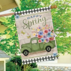 Happy Spring Pickup Truck Floral House Flag 28 X 40 Briarwood Lane 5 Happy Spring Pickup Truck Floral House Flag 28 X 40 Briarwood Lane -Garden Furniture Discounts GUEST 4b6122c7 9b0d 4b19 94a4 97df9d5617d8