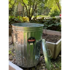 Behrens 20gal Galvanized Steel Composter Can With Lid -Garden Furniture Discounts GUEST 4be88a76 05aa 4ab8 b255 1349ae26a6de