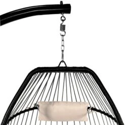 Barton Outdoor Hanging Egg Chair Chair Basket Egg Style Seating Chair With Cushion And Headrest -Garden Furniture Discounts GUEST 4c4376bc 5c41 47f2 8464 bdbfb3dda361