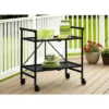 Indoor/Outdoor Folding Serving Cart With Wheels & Shelves - Black - Room & Joy -Garden Furniture Discounts GUEST 4c733411 d249 4626 976f 71574c71c449
