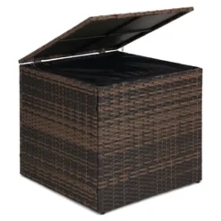 6pc Wicker Outdoor Conversation Set With Cushions - Orange - EDYO LIVING -Garden Furniture Discounts GUEST 4e061ea9 515d 4a27 becb 6e3db04f3f11