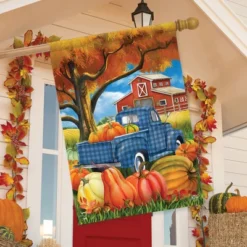 Welcome To The Patch Fall House Flag Pickup Pumpkins Farm 28" X 40" Briarwood Lane -Garden Furniture Discounts GUEST 4e46893a e111 436e 9877 3021e605c640