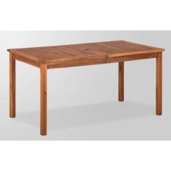 3pc Acacia Wood X Design Outdoor Patio Dining Set - Brown - Saracina Home -Garden Furniture Discounts GUEST 4f8f83d1 0318 427f 81b6 4a075466df6f