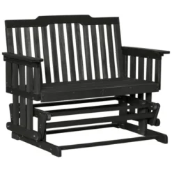 Outsunny Wooden Patio Glider Bench, Wood Outdoor Loveseat With High Back And Armrests, 2-Seat 15 Outsunny Wooden Patio Glider Bench, Wood Outdoor Loveseat With High Back And Armrests, 2-Seat -Garden Furniture Discounts GUEST 4f915e67 8412 45b3 bde2 f69344161d12