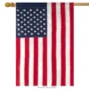 Briarwood Lane American Flag Applique & Embroidered House Flag Stars & Stripes USA 28" X 50" -Garden Furniture Discounts GUEST 501a8420 c3ef 4188 985c 72e7f117553b